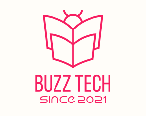 Bug - Bug Reading Book logo design