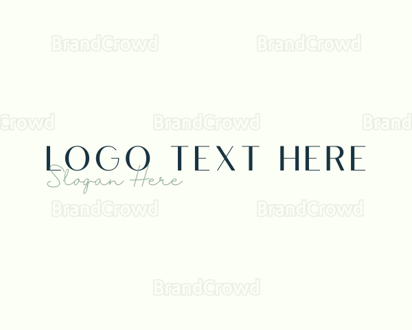 Feminine Minimalist Business Logo