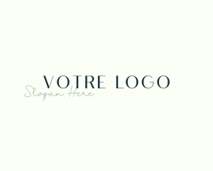 Cosmetology - Feminine Minimalist Business logo design