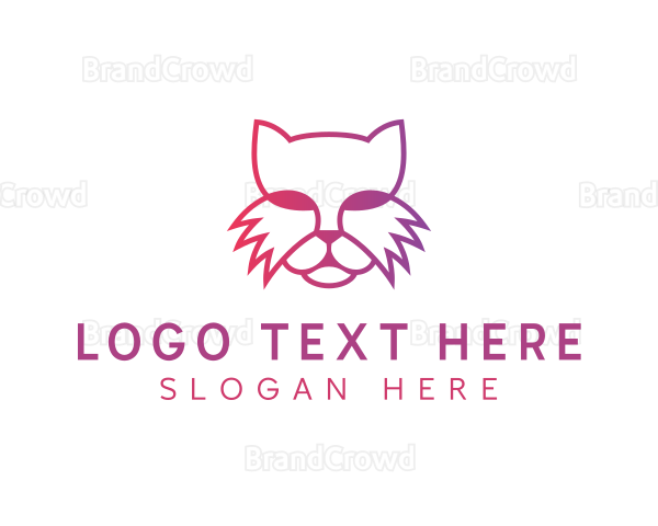 Feline Cat Animal Logo