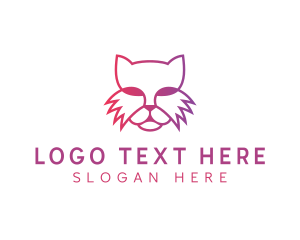 Grooming - Feline Cat Animal logo design