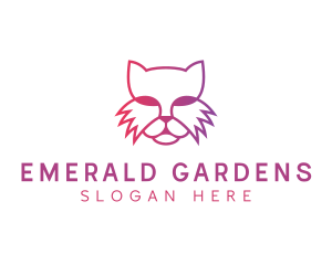 Feline Cat Animal logo design