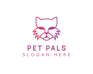 Feline Cat Pet logo design