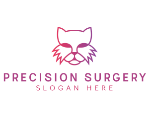 Feline Cat Animal logo design