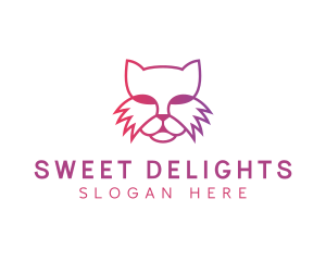 Feline Cat Animal logo design