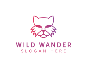 Feline Cat Pet logo design