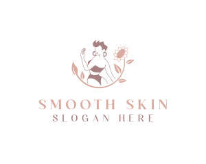 Waxing Salon Woman logo design