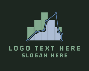 Sale - Marketing Graph Statistics logo design