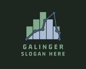 Skyline - Marketing Graph Statistics logo design