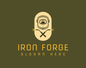 Metalworker - Metal Welding Fabrication logo design