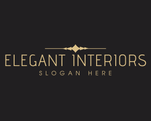 Elegant Deluxe Wordmark logo design