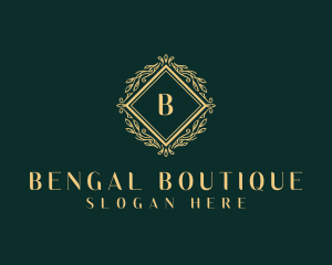 Floral Wreath Boutique logo design