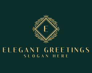 Floral Wreath Boutique logo design