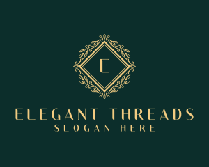 Floral Wreath Boutique logo design