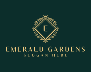 Floral Wreath Boutique logo design