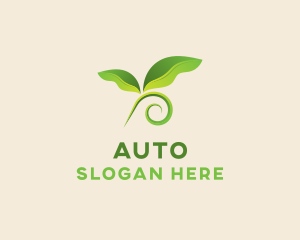 Natural Botanical Leaves Logo