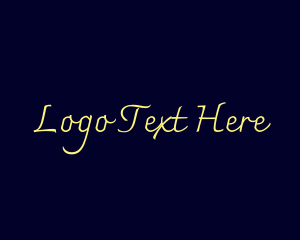 Luxe - Elegant Script Business logo design