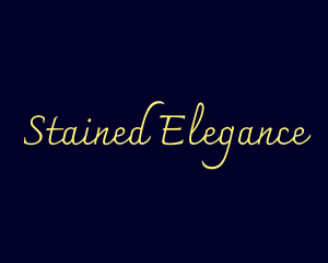 Elegant Script Business logo design