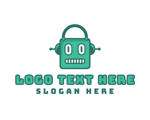 Bag - Robot Cyborg Machine logo design