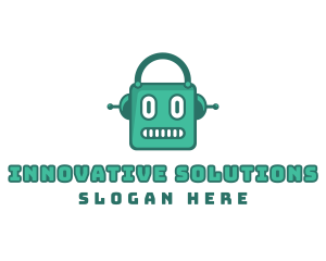 Robot Cyborg Machine logo design