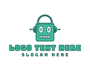Mascot - Robot Cyborg Machine logo design