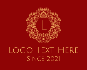 Letter - Golden Oriental Letter logo design