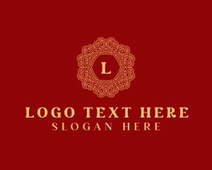 Royal - Golden Oriental Embellishment logo design