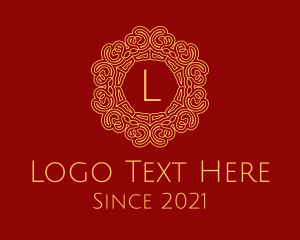 Oriental - Golden Oriental Letter logo design