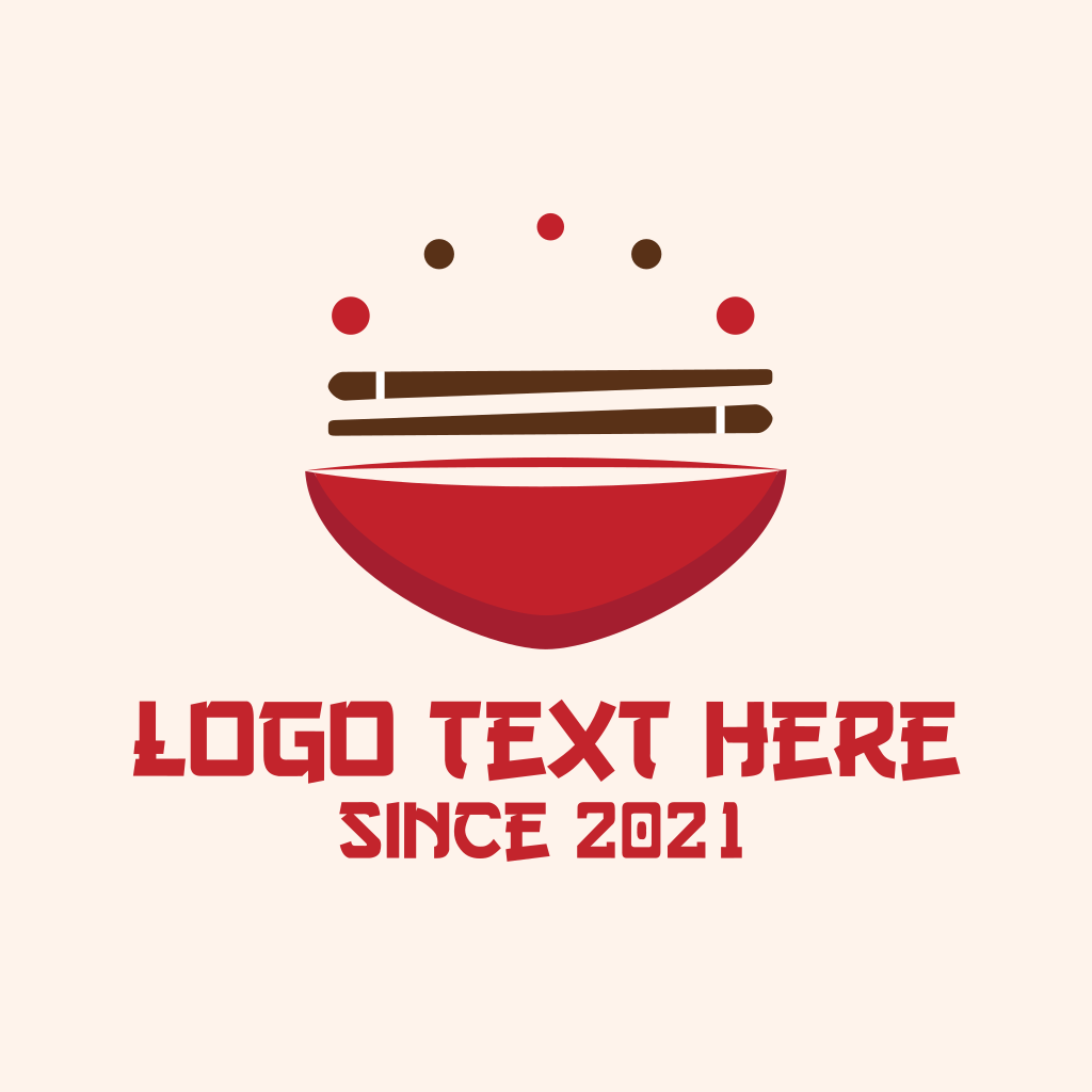 Asian Food Bowl Restaurant Logo | BrandCrowd Logo Maker