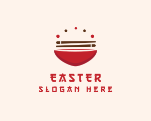 Asian Food Bowl Restaurant Logo