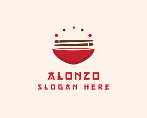 Asian Food Bowl Restaurant logo design