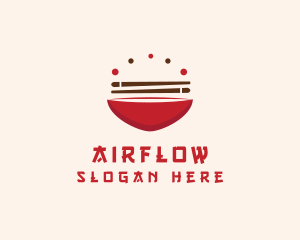 Asian Food Bowl Restaurant logo design