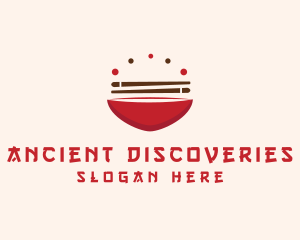 Asian Food Bowl Restaurant logo design