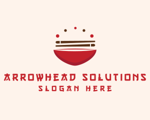 Asian Food Bowl Restaurant logo design