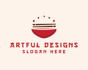 Asian Food Bowl Restaurant logo design