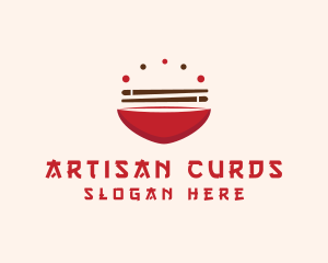 Asian Food Bowl Restaurant logo design