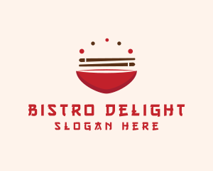 Asian Food Bowl Restaurant logo design