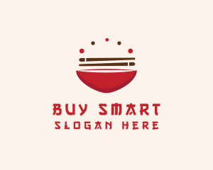 Asian Food Bowl Restaurant logo design