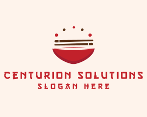 Asian Food Bowl Restaurant logo design