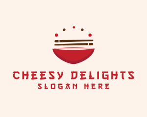 Asian Food Bowl Restaurant logo design