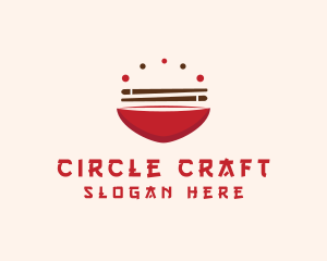 Asian Food Bowl Restaurant logo design