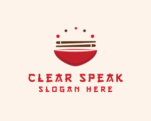 Asian Food Bowl Restaurant logo design