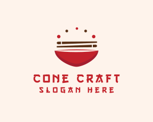 Asian Food Bowl Restaurant logo design