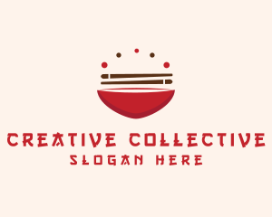 Asian Food Bowl Restaurant logo design