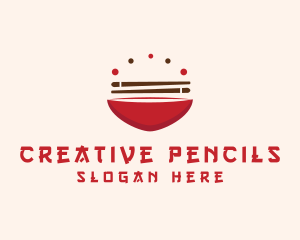 Asian Food Bowl Restaurant logo design