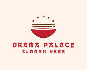 Asian Food Bowl Restaurant logo design