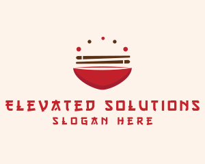 Asian Food Bowl Restaurant logo design