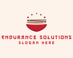 Asian Food Bowl Restaurant logo design