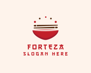 Asian Food Bowl Restaurant logo design