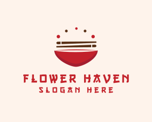 Asian Food Bowl Restaurant logo design